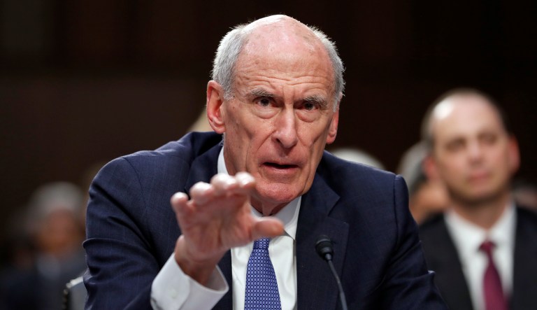 Coats defended Trump, and said he is a 