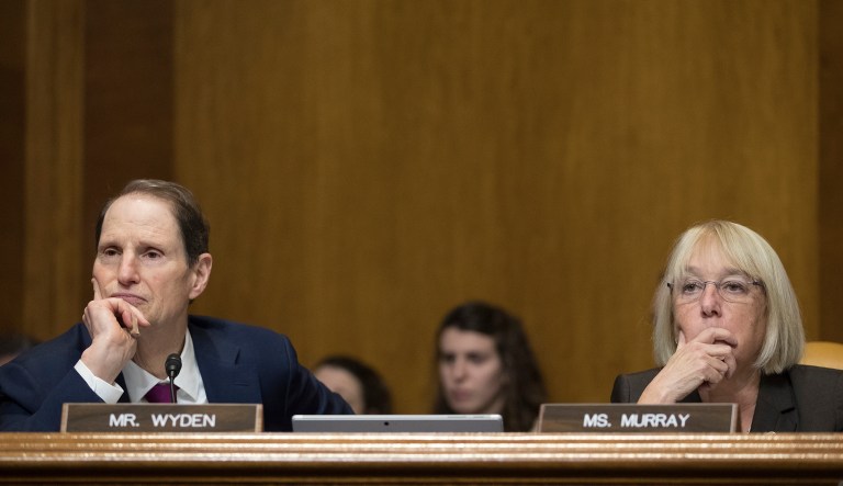 Other Democrats shared Murray's sentiment. Sen. Ron Wyden, D-Ore., noted that if the Affordable Care Act gets unravelled then it couldn't be fixed by restoring the payments to insurers, which Trump halted last month. (AP Photo/Carolyn Kaster)
