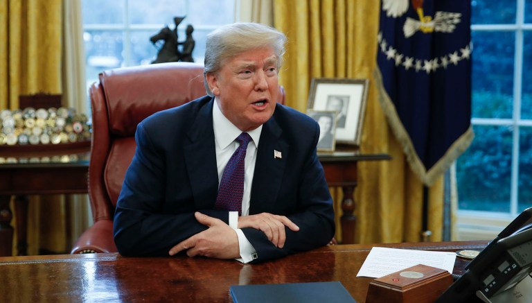 President Donald Trump signed a proclamation Thursday imposing a 25% tariff on most steel imports and a 10% tariff on most aluminum imports.