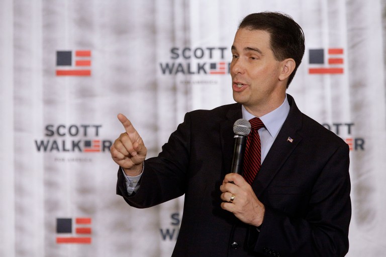 Wisconsin Gov. Scott Walker has previously hinted at endorsing Texas Sen. Ted Cruz for president, and the governor indicated that he thought Cruz was the only candidate who could defeat Donald Trump in the primary. (AP Photo/Seth Perlman)