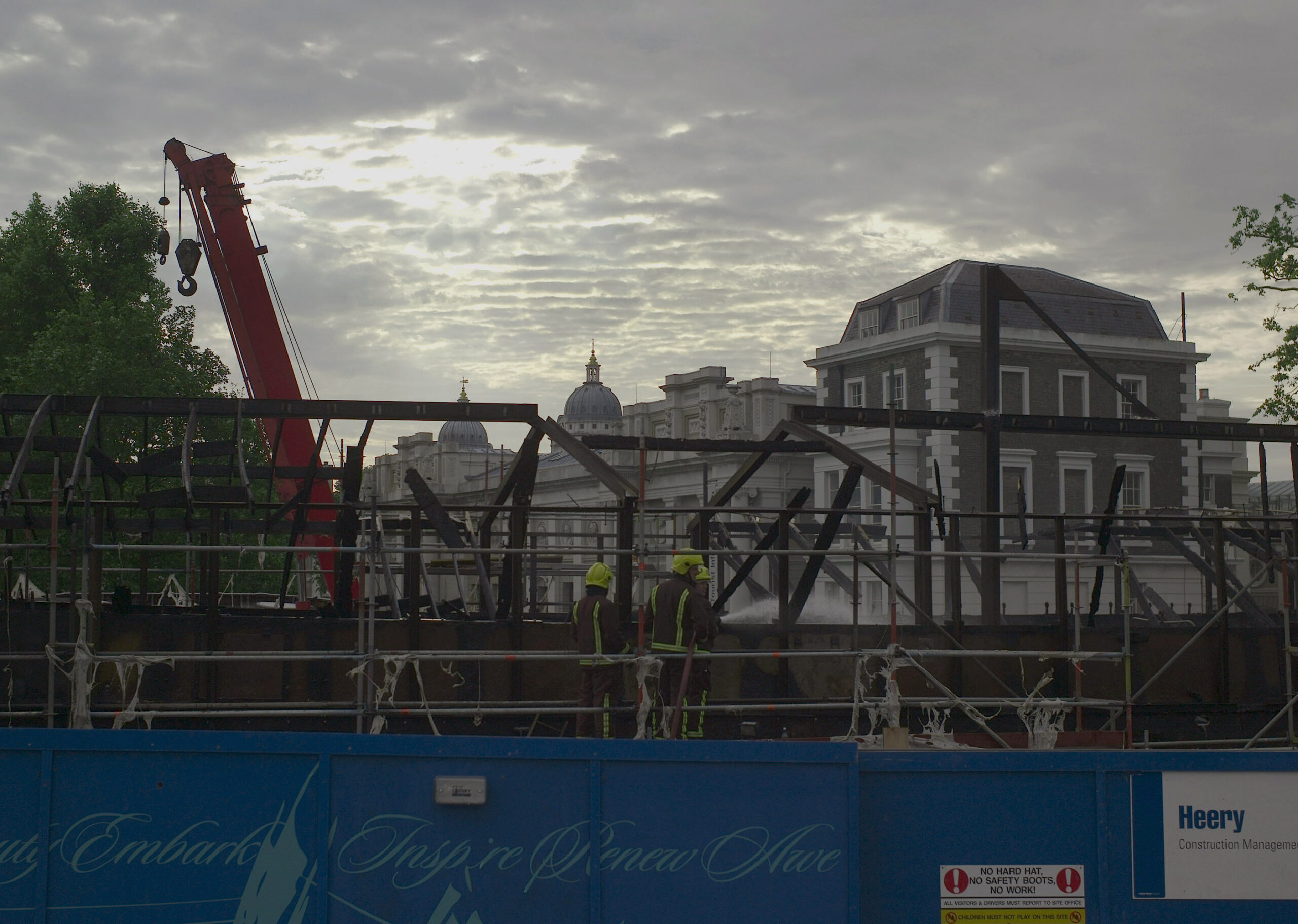 Small fire damages historic clipper Cutty Sark