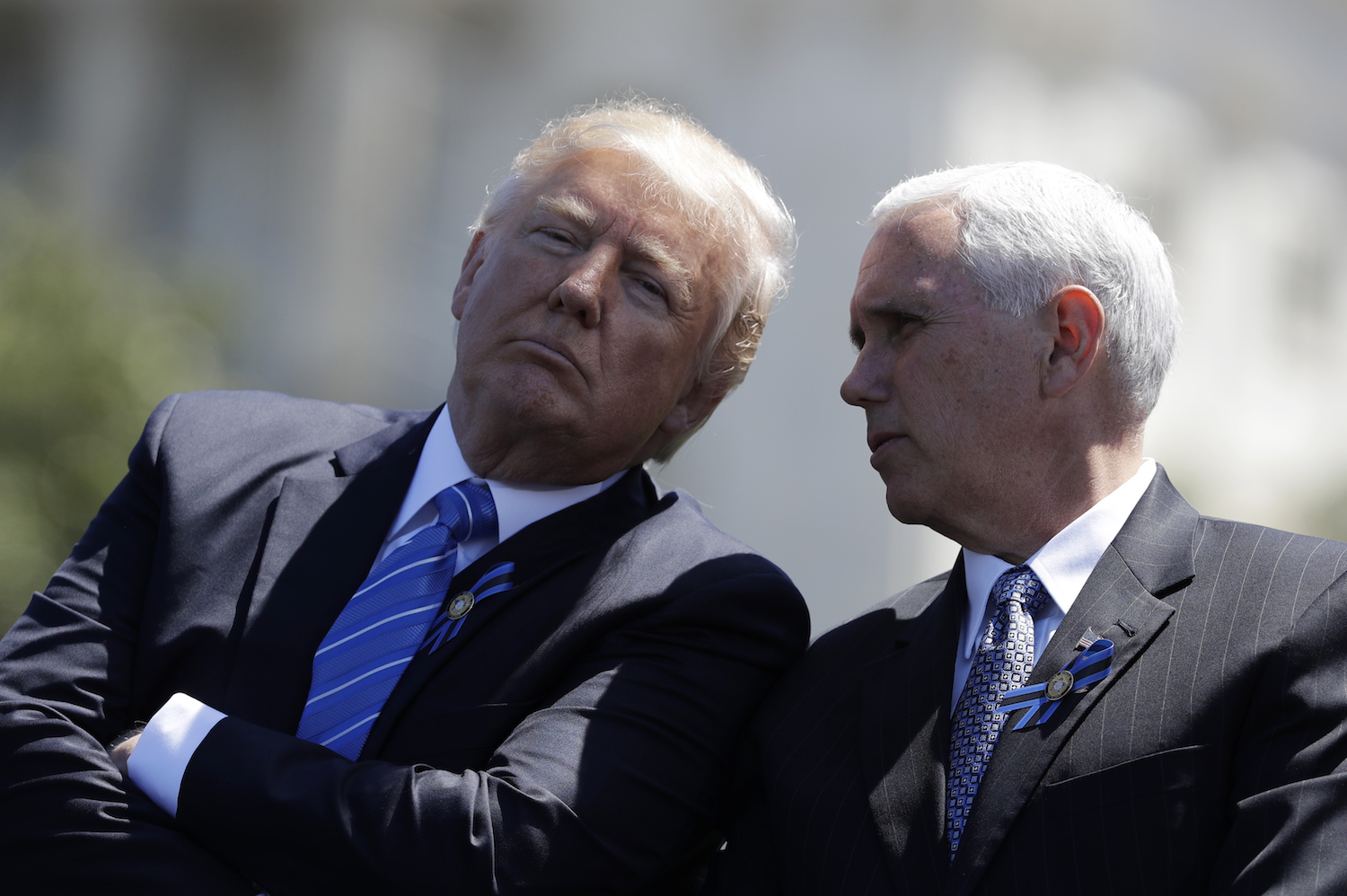 White House: ‘Simply not true’ Trump and Pence staff feuding