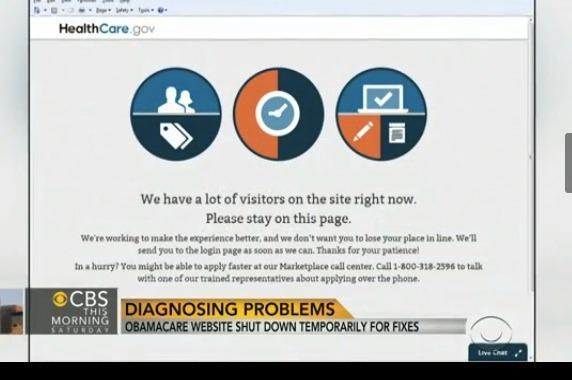 The media continues to chart the computer problems with Obamacare.