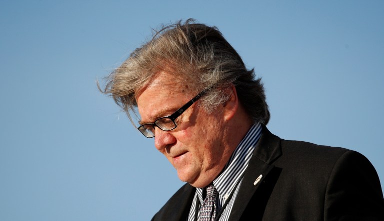 Bannon will focus his energy on McConnell, who has failed to make progress on Trump's GOP healthcare, filibuster, and tax reform agendas. (AP Photo/Alex Brandon)