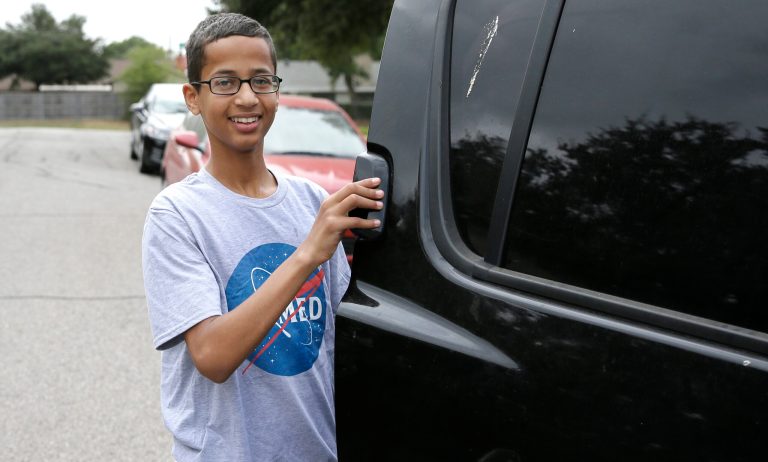 Now that Mohamed's family says they are taking the Qatar Foundation up on a scholarship opportunity for the 14-year-old and moving to the Middle East, the White House wishes him well.Â (AP Photo/LM Otero)