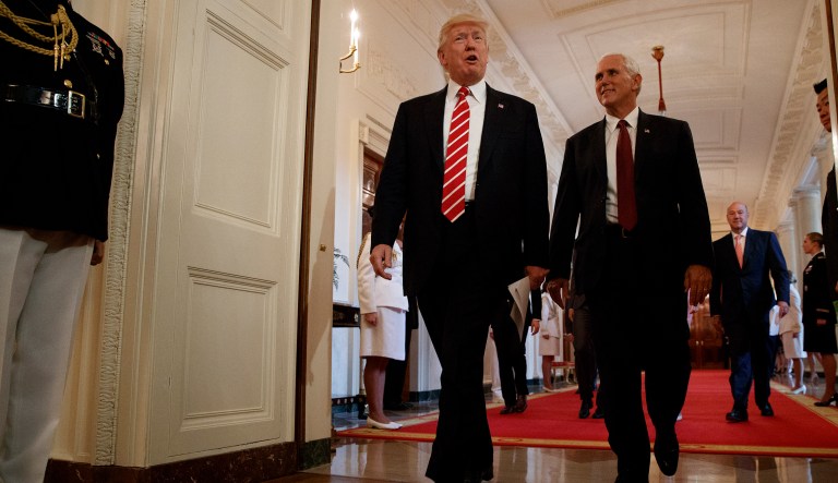 Trump, his oldest son, Donald Trump Jr., Jared Kushner, the president's son-in-law and senior adviser, and Vice President Mike Pence all have retained legal counsel.