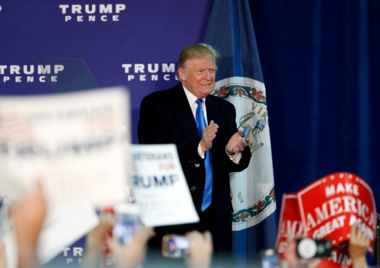 Trump isn't simply underperforming Romney, he's doing much worse. (AP Photo/Alex Brandon)