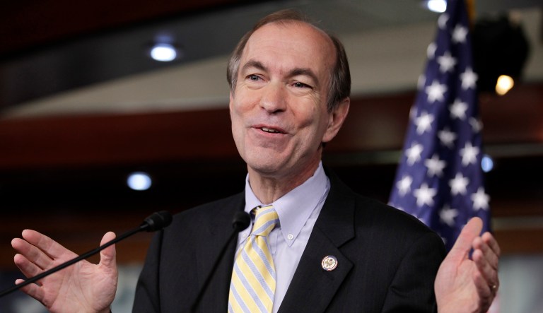 President Trump nominated a critic of the agency, former Rep. Scott Garrett, as President of Ex-Im. A man who opposed Ex-Im as a lawmaker is the perfect man to reform Ex-Im as an executive. But a unanimously corporatist Democratic party, a Citibank-friendly Republican, and a Boeing-friendly Republican united to vote down Trump's nominee. (AP Photo/J. Scott Applewhite)