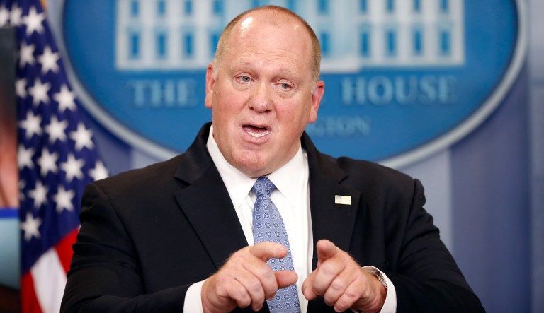 Homan has worked in various capacities at DHS, or in agencies that would become part of DHS, for more than three decades. (AP Photo/Alex Brandon)