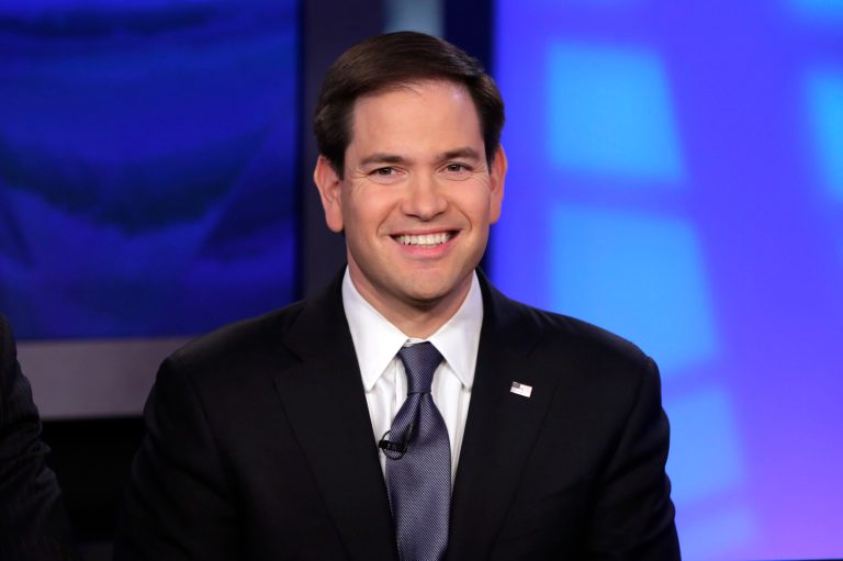 Florida Sen. Marco Rubio is the closest to Hillary Clinton nationally, with 46 points for Clinton and 42 points for Rubio. (AP Photo)Â 