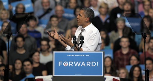 In Colorado, Obama reminds voters of wildfires, theater shooting