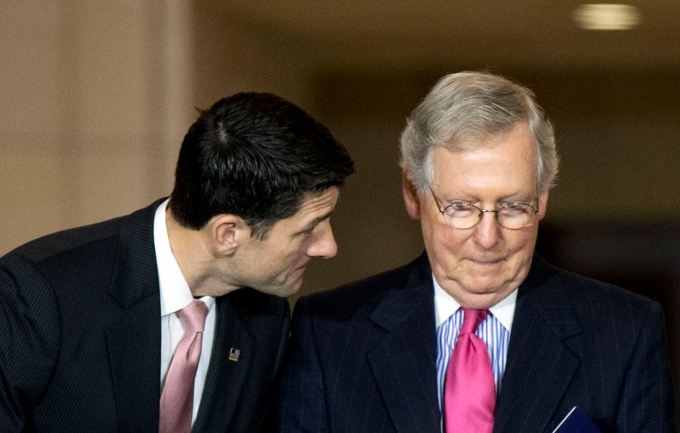 House Speaker Paul Ryan, R-Wis., and Senate Majority Leader Mitch McConnell, R-Ky., will play a big part in guiding the country through Donald Trump's presidency. (AP Photo/Manuel Balce Ceneta)