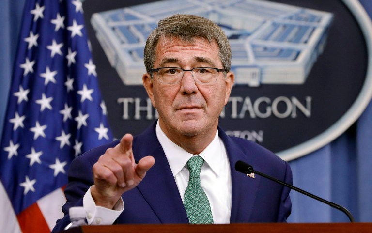 Defense Secretary Ash Carter plans to keep doing his job, according to his spokesman, one day after the head of the Senate Armed Services Committee warned him against shoving through major personnel changes in the final weeks of the Obama administration. (AP Photo/Jacquelyn Martin, File)