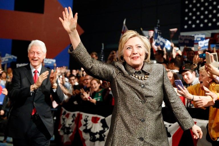 The last time Clinton was in Ohio she managed to stir up opposition by boasting more coal miners would lose their jobs if she won the White House. She was later forced to backtrack her comments. (AP Photo/Matt Rourke)