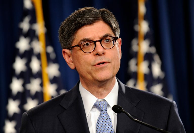 Lew said the Treasury Department was taking 