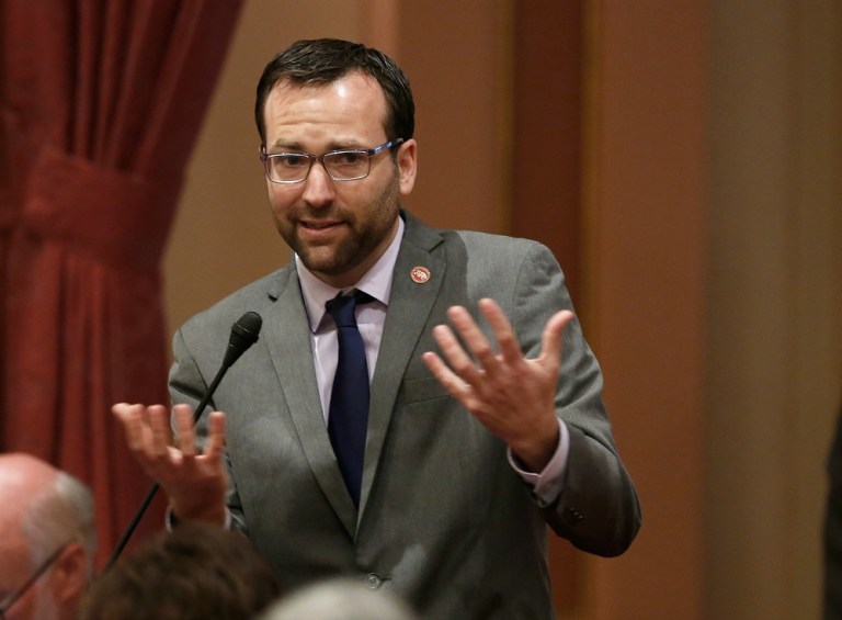 State Sen. Ben Allen, a Democrat, introduced the bill after reading reports in the Los Angeles Times and Inside Climate News about Exxon Mobil’s alleged coverup of climate science dating to the 1970s. (AP Photo)