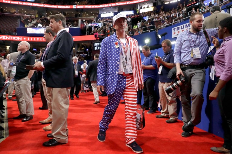 There was a faction of delegates who hoped to change the RNC rules so that delegates would be free to vote for the candidate of their choice. (AP Photo)