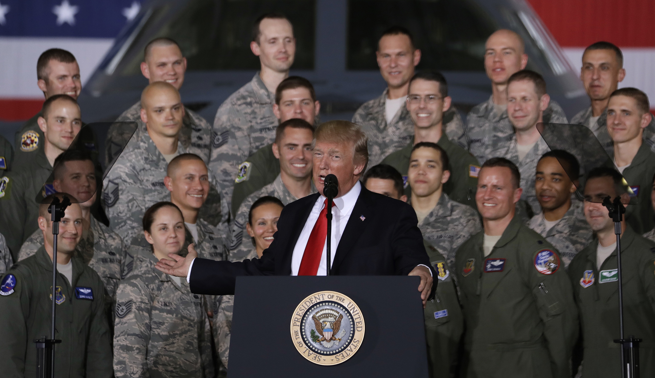 Trump takes aim at defense sequester a day after Senate rejects measure to end it