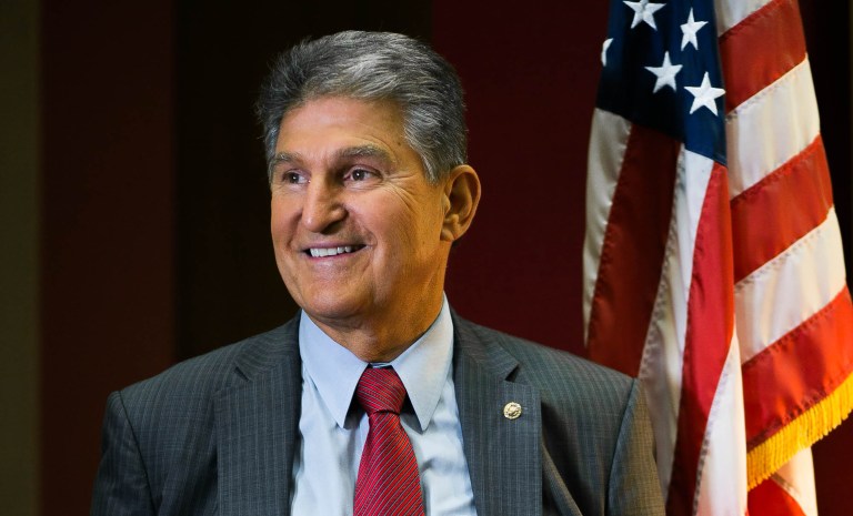 Sen. Joe Manchin, a Democrat, will introduce President-elect Donald Trump's pick to head the Energy Department at Thursday's confirmation hearing. (Graeme Jennings/Washington Examiner)