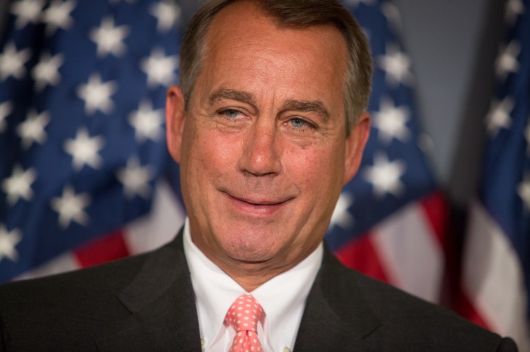 House Speaker John Boehner said âa whale of a fightâ is coming over the debt ceiling. (Graeme Jennings/Washington Examiner)
