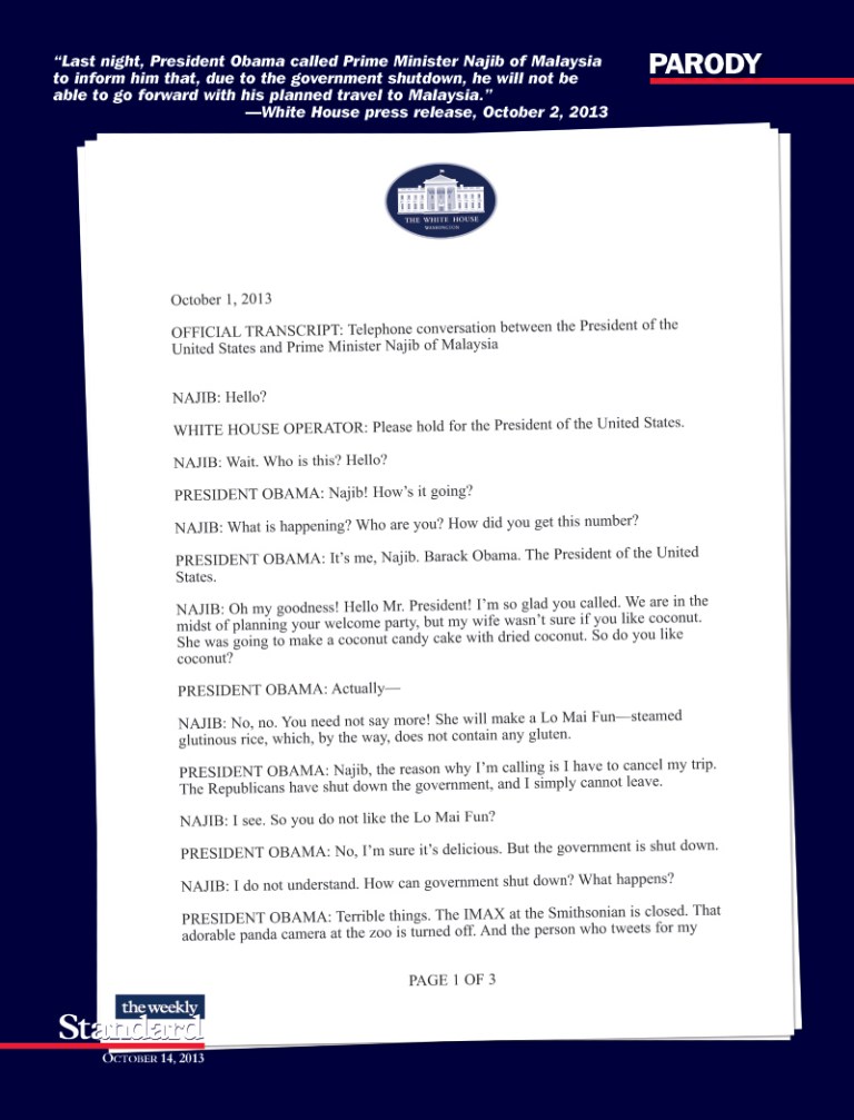 Fun gets furloughed for the president