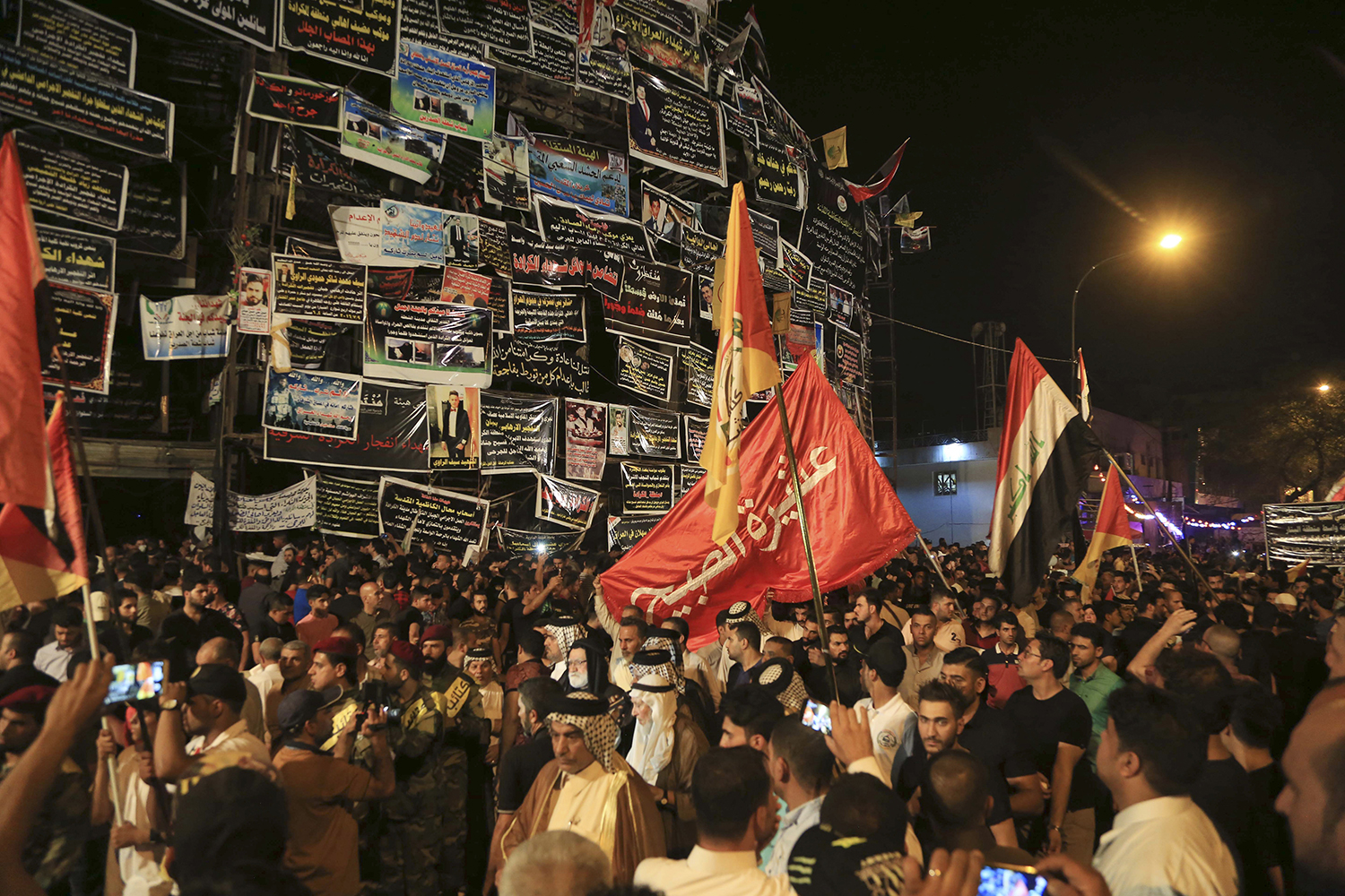 Coordinated Islamic State attack at worship site kills 35-plus people in Iraq
