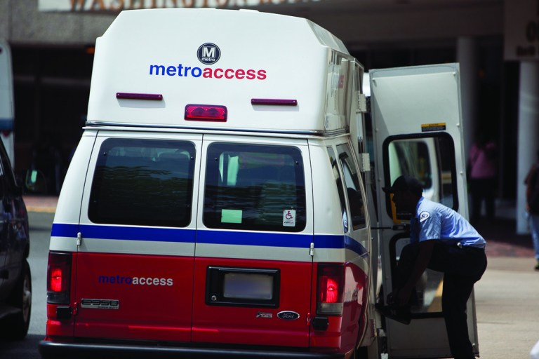 Fewer people are using Metro's door-to-door service for disabled riders as the agency encourages them to ride the bus or rail instead, saving Metro millions of dollars. (Photo: Examiner file)