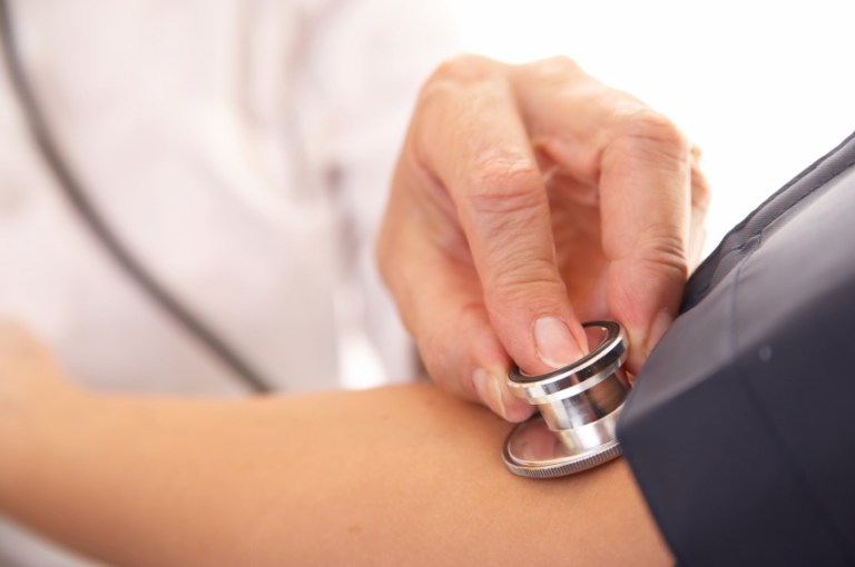 Patient getting blood pressure checked (File photo)