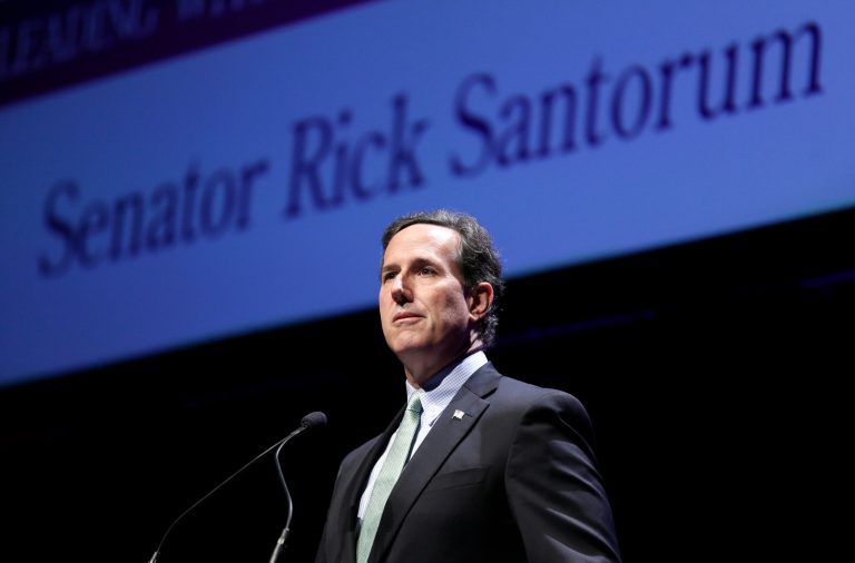 Rick Santorum said he is going to act as though he is running for president in 2016. (AP Photo)