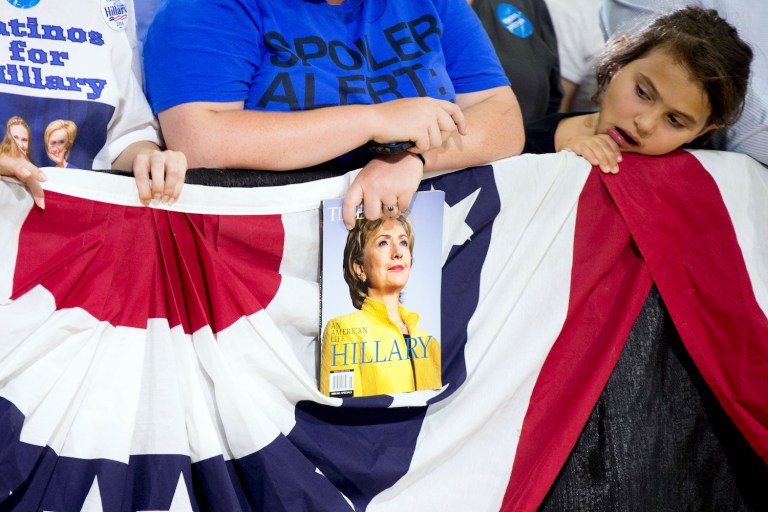 Clinton has emerged as the defender of the status quo, or worse, of returning to failed policies of yore. (AP Photo/Andrew Harnik)