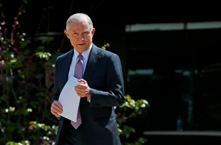 Session's prepared remarks originally called for him to characterize cartel leaders and their practices as 