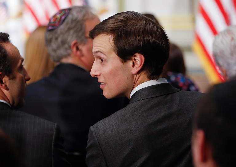The senior adviser and son-in-law of President Trump has been a source of speculation in connection with the Trump-Russia probe for months. (AP Photo/Pablo Martinez Monsivais)