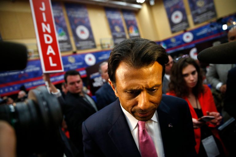 Gov. Bobby Jindal announced his exit from the 2016 race on Tuesday.Â (AP Photo/Brennan Linsley)