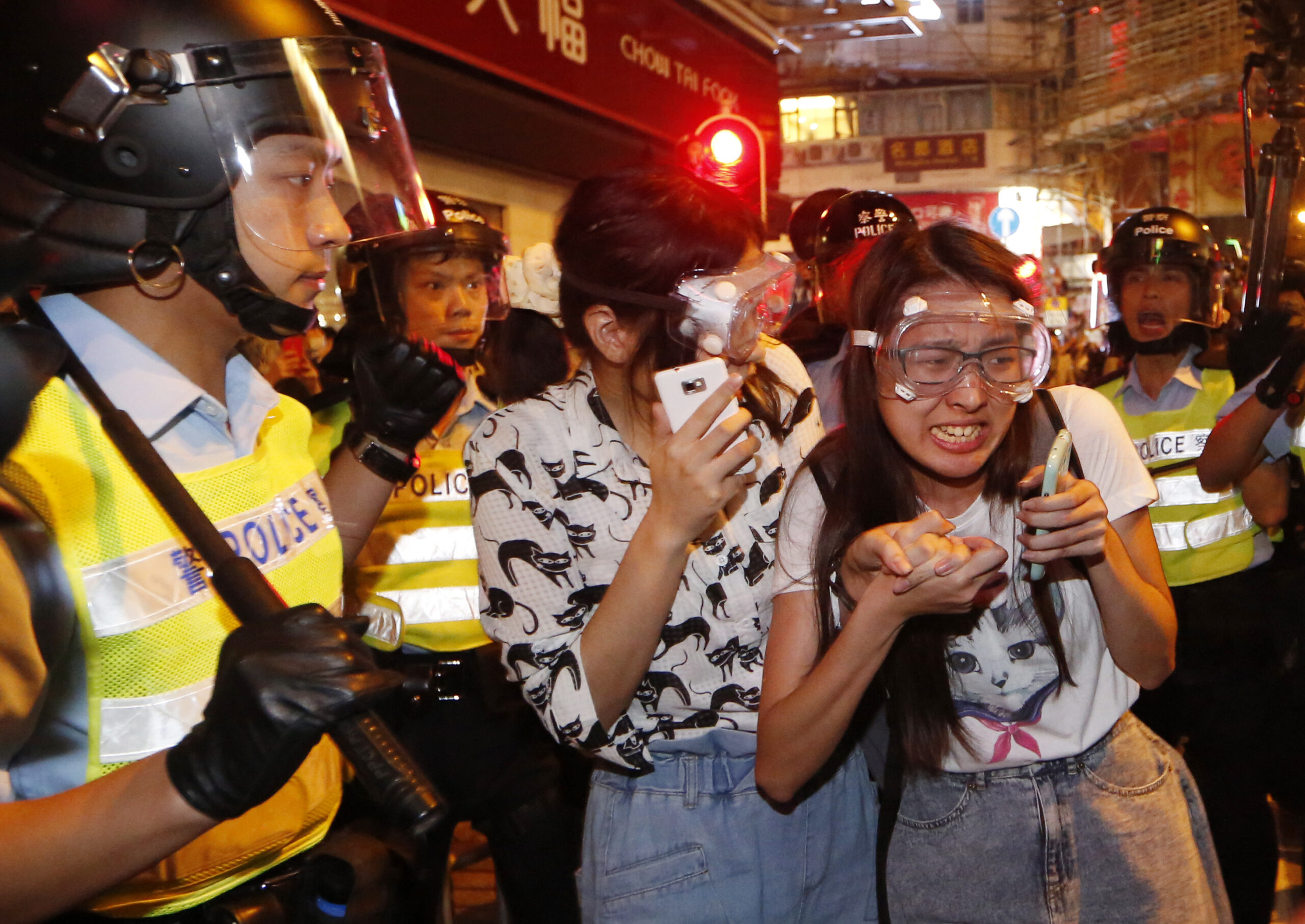 Hong Kong police arrest 26 amid street clashes