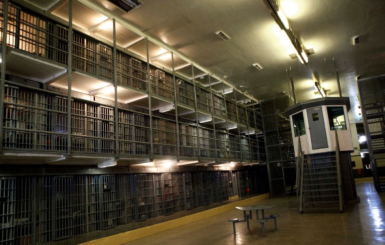 The stocks of the two biggest for-profit private prison and detention center companies have jumped since President-elect Trump's victory in November. (AP Photo/Matt York)