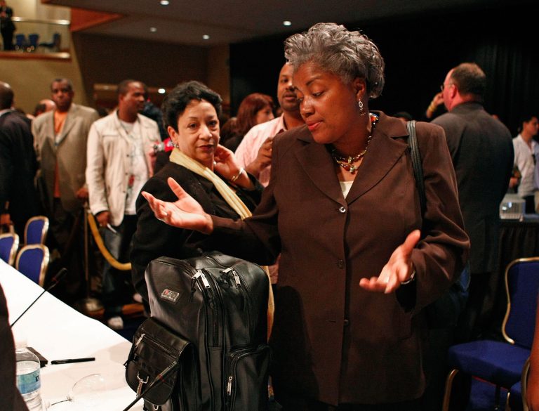 Richard Grenell erroneously claimed on Thursday that Donna Brazile, a vice chair of the Democratic National Committee, has accepted the position to chair the Clinton Foundation. (Getty Image)
