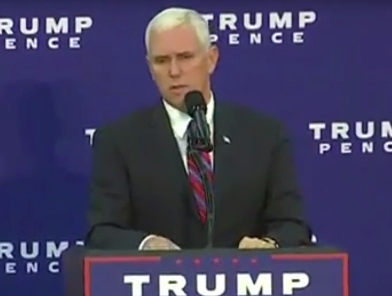 Pence Rallies the Republican Troops in Western Pennsylvania
