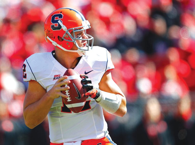 Rich Schultz/Getty Images
Ryan Nassib threw for 3,749 yards, 26 touchdowns and only 10 interceptions in 2012.
