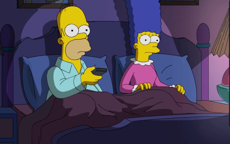 A video released on the Animation on Fox YouTube channel revealed that all it took to get Homer and Marge Simpson on the same page politically was the threat of abstinence. (Screenshot)