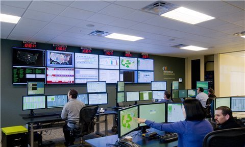 Inside the Portland control center at Iberdrola Renewables. (Submitted photo.)