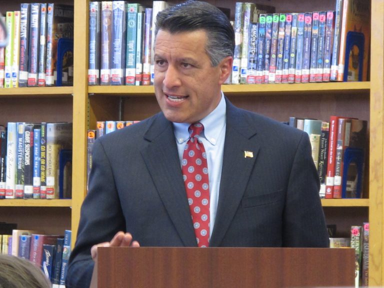 Gov. Sandoval signed Senate bill 302 into law, creating the nation's most inclusive school choice program. (AP File Photo)