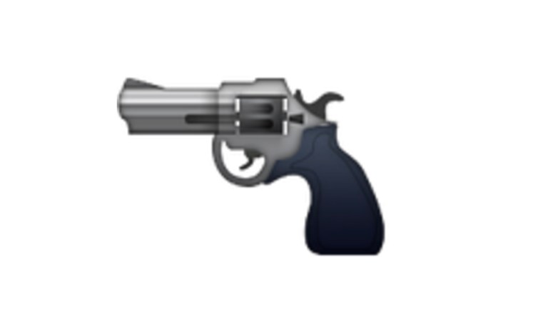 Emojis featuring guns and rifles won't be available anymore. (Image courtesy of Emojipedia)