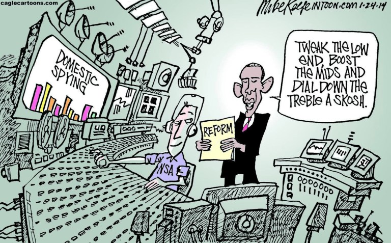 Editorial cartoon: NSA ‘reforms’