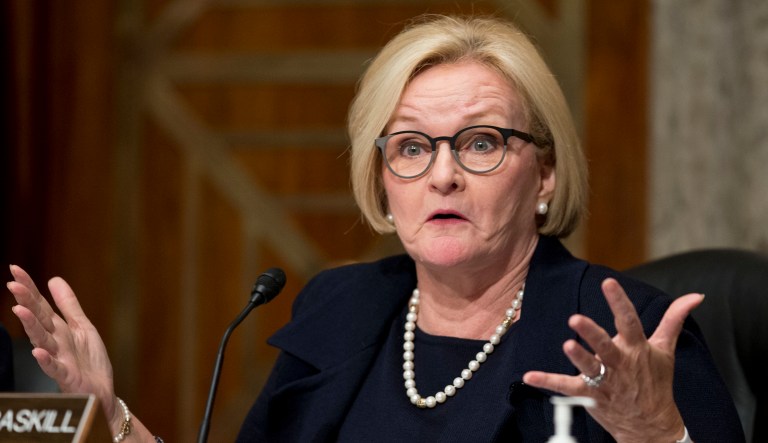 Sen. Claire McCaskill, D-Mo., was forced to come clean on Tuesday after falsely claiming she was being treated for breast cancer when the Senate voted on the Ensuring Patient Access and Effective Drug Enforcement Act in 2016 and 