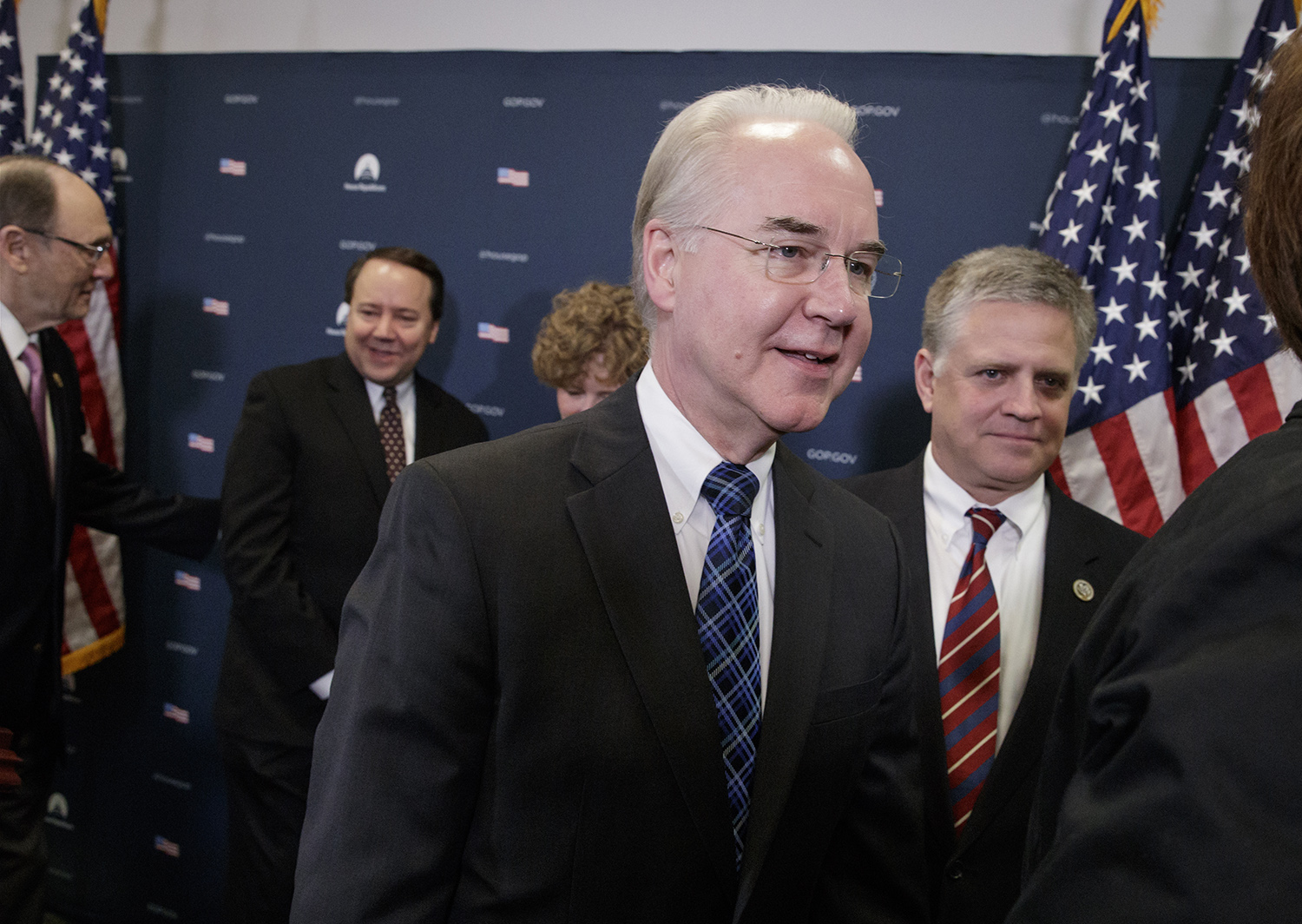 Price urges GOP governors who oppose healthcare bill to be patient