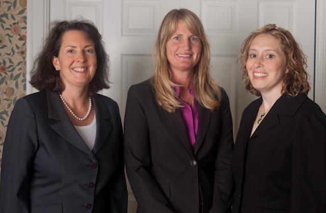 In 2008, Karen Barker Marcou (center) and two other women founded the D.C. Volunteer Lawyers Project to provide free legal services to low-income people in family law cases