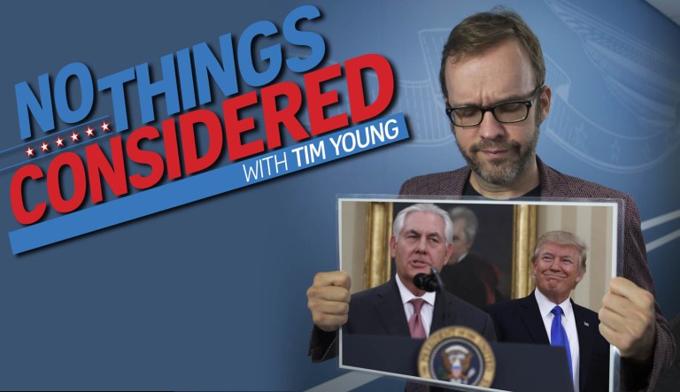 No Things Considered: Rex Tillerson trumps fake news, media hypocrisy over Melania’s shoes, and Puerto Rico