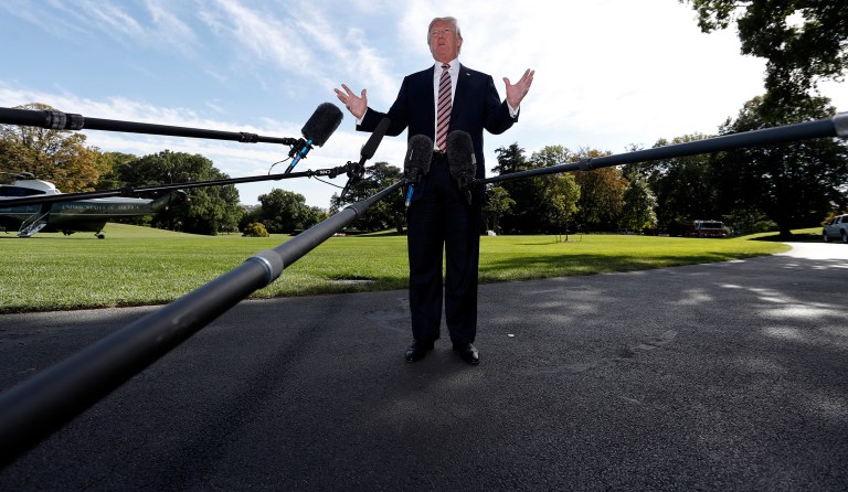 Despite the importance of healthcare and immigration to President Trump, the White House has not settled on leading contenders for either Cabinet post. (AP Photo/Alex Brandon)