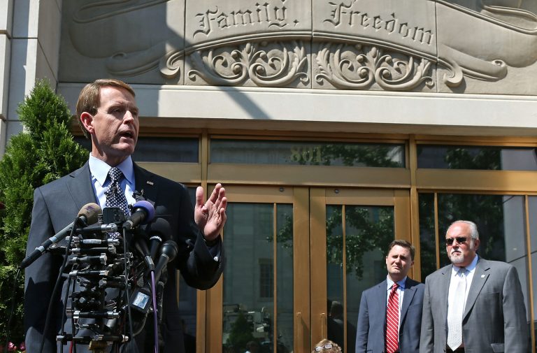 Tony Perkins, president of the Family Research Council, speaks at a press conference August 16, 2012 in Washington, D.C. (Photo by Mark Wilson/Getty Images)