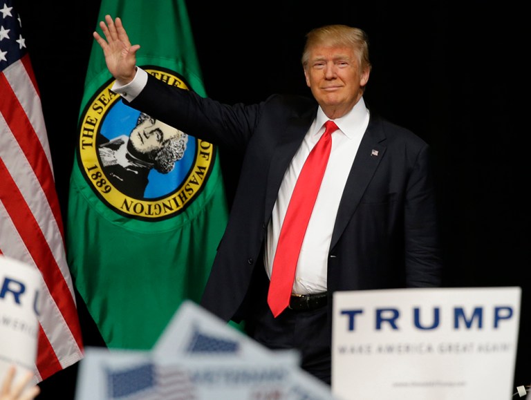 Trump suggests that although he himself may not have all the answers, his skills as a businessman can make him successful where other presidents have failed. We have our doubts. (AP Photo/Ted S. Warren)